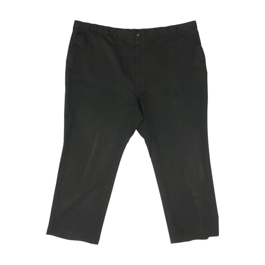 Black Solid Dress Pants