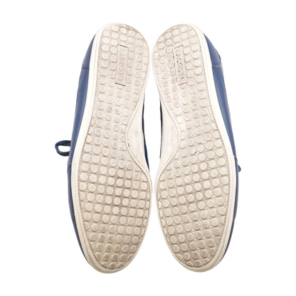 Navy Low-Top Athletic Shoes