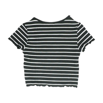 Black Striped Blouse
