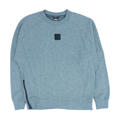 Gray Solid Sweatshirt Pullover