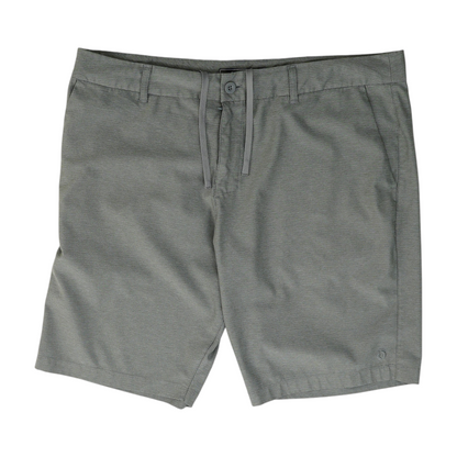Gray Herringbone Chino Shorts