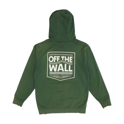 Green Solid Hoodie Pullover