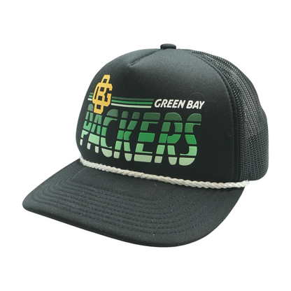 Black Green Bay Packers Ballcap Hat