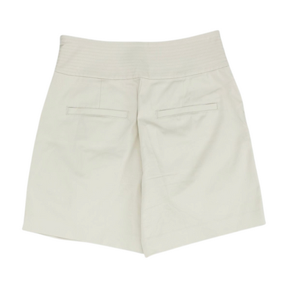 Beige Solid Chino Shorts