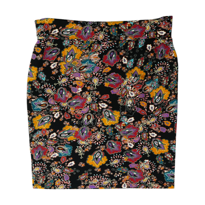 Multi Paisley Mini Skirt