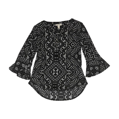 Black Misc. 3/4 Sleeve Blouse