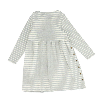 Gray Striped Dress