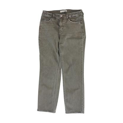 Blue Solid Mid Rise Jeans
