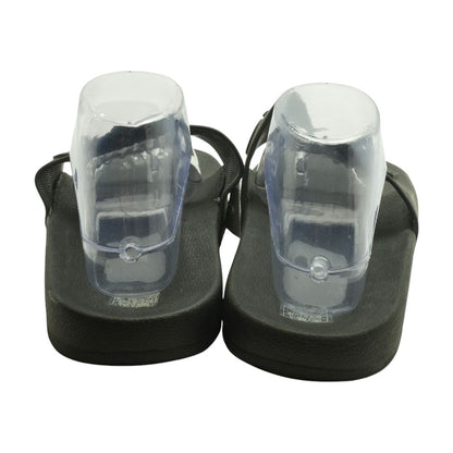 Black Casual Slide Sandals