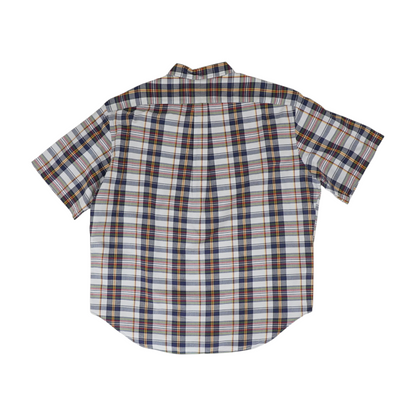 Multi Big & Tall Plaid Short Sleeve Button Down