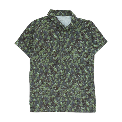 Green Camo Short Sleeve Polo