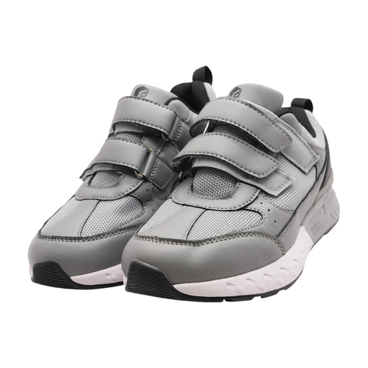 Gray Low-Top Athletic Shoes