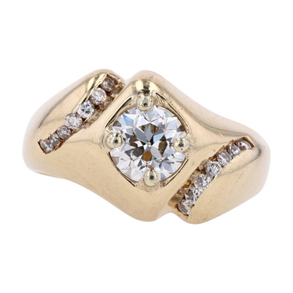 9/10 ctw 14K Yellow Gold Diamond Fashion Ring