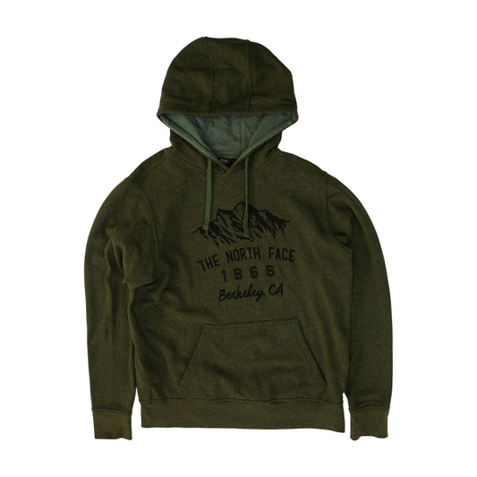 Green Solid Hoodie Pullover