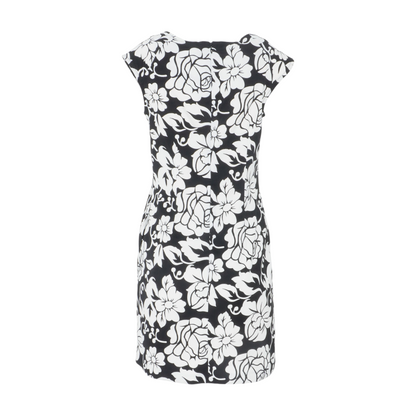 Black Petite Floral Mini Dress