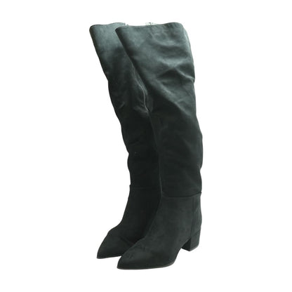 Black Knee High Boots