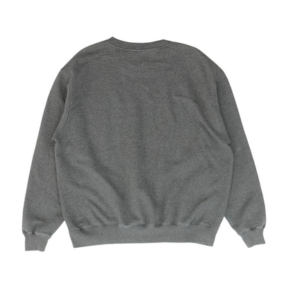 Gray Solid Sweatshirt Pullover