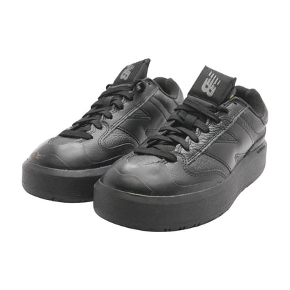 CT302 Black Leather Low Top Athletic Shoes