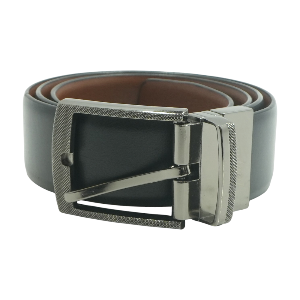 Black Reversible Leather Belt