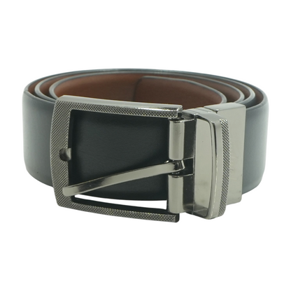 Black Reversible Leather Belt