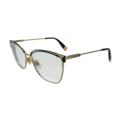 Gold Furla Square Prescription Eyewear