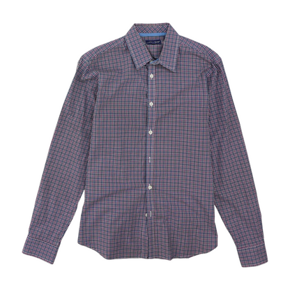 Multi Check Long Sleeve Button Down