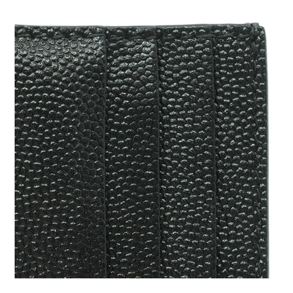 Black Grain De Poudre Card Holder