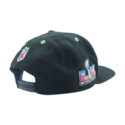 Black Superbowl LX Confrence Champions Ballcap Hat