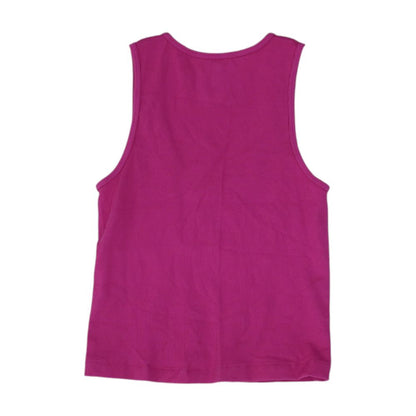 Magenta Crewneck Tank