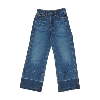 Blue Wide Leg Jeans