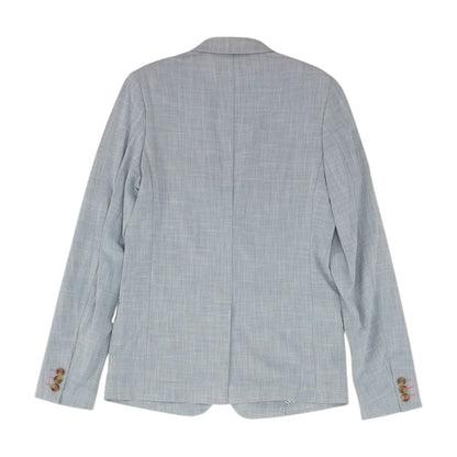 Blue Solid Sport Coat