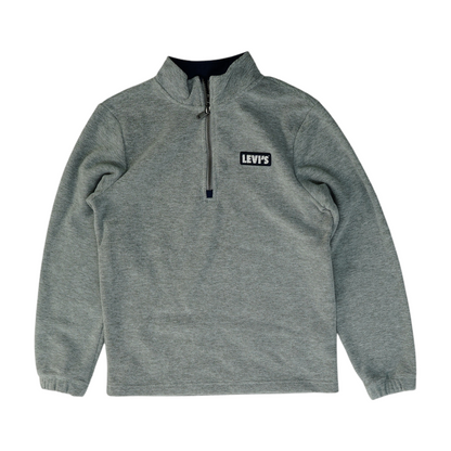 Gray 1/4 Zip Pullover