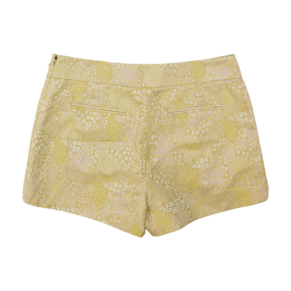 Green Floral Chino Shorts