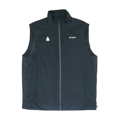 Black Solid Active Vest