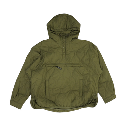 Green Solid 1/4 Zip Pullover