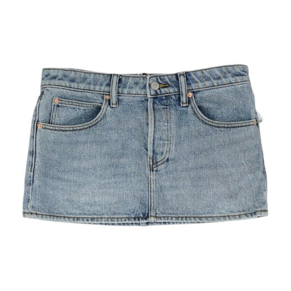 Blue Mini Skirt