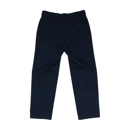 Navy Solid Dress Pants