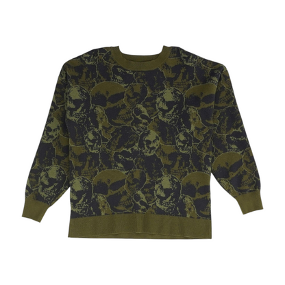 Navy Graphic Pullover Sweater