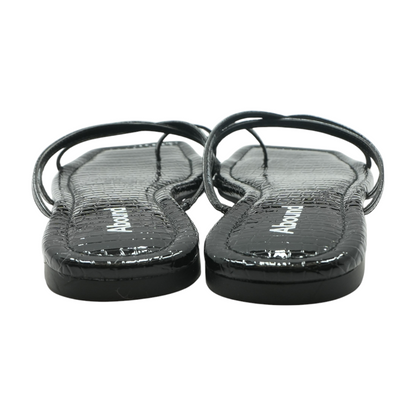 Black Flat Sandals