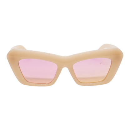 Beige Poolside 2-4 Cat Eye Sunglasses