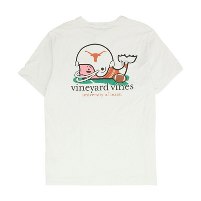 White Texas Longhorns Solid T-Shirt