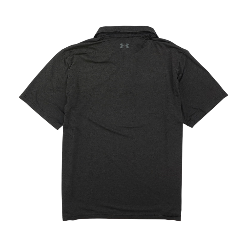 Under Armour Charcoal Solid Short Sleeve Polo – Image 2
