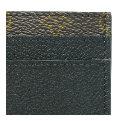 Double Card Holder Low Key in Black
