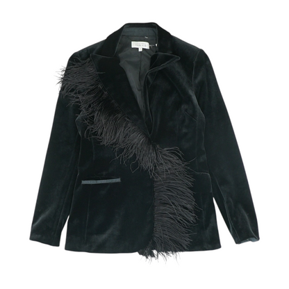 Black Solid Blazer