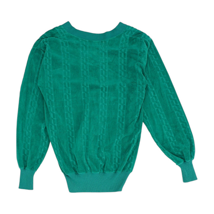 Green 1/4 Zip Sweater