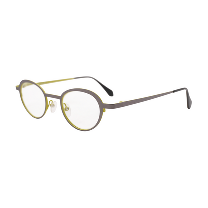 Silver 1006 Round Prescription Eyewear