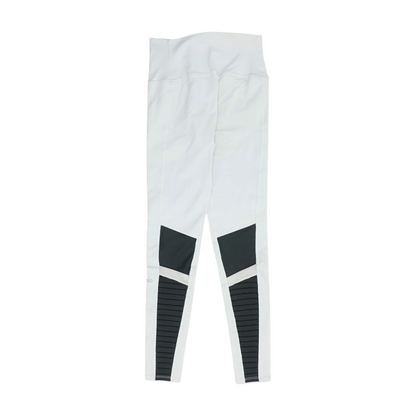White Color Block Active Leggings