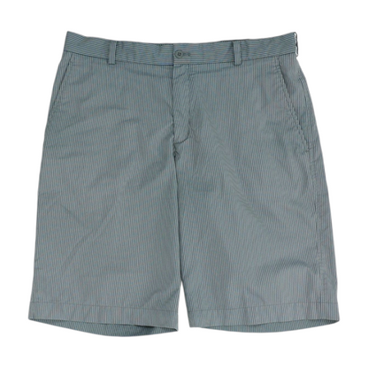 Gray Striped Chino / Khaki Shorts