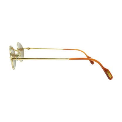 Gold 90's Vintage Oval Sunglasses