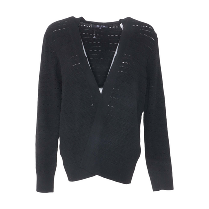Black Cardigan Sweater